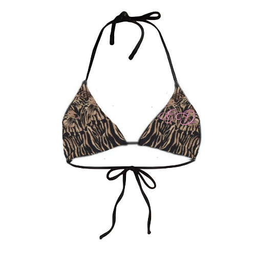Zarina Tiger Bikini Top